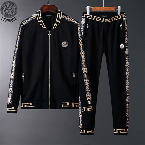 mens versace outfit|versace tracksuit men's sale.